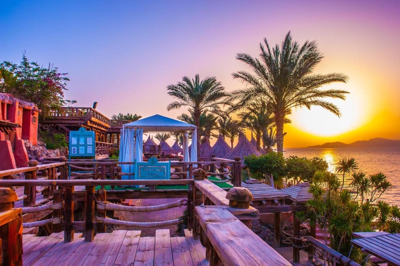 Pickalbatros Golf Beach Resort Şarm El-Şeyh Dış mekan fotoğraf Sunset at the resort